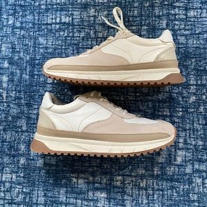 Madewell Kickoff Trainer Sneaker- neutral colorblock leather